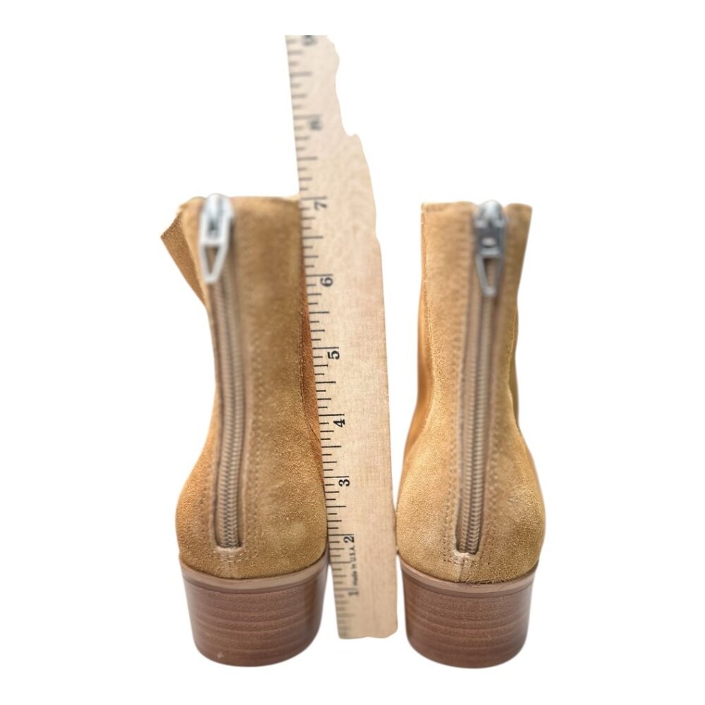 Dolce Vita Camel/Tan Colored Suede Ankle Boots | Women’s Size 8 - Picture 8 of 9